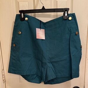 Women's Teal Shorts